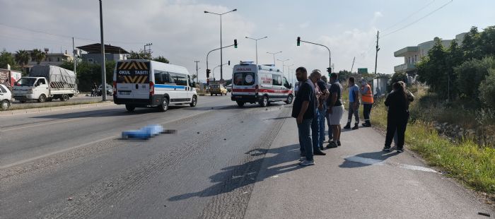 Mersin’de trafik kazası: 1 ölü, 1 yaralı
